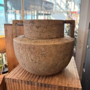 Rustikale Keramikvase für Heimdekoration